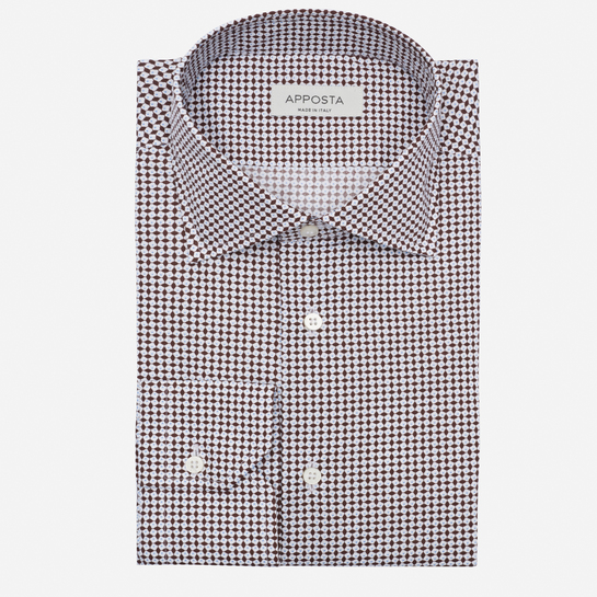 shirt 100% pure cotton poplin  patterned designs  multi, collar style  semi-spread collar