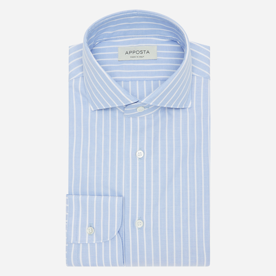 Light Blue Stripe Oxford Shirt