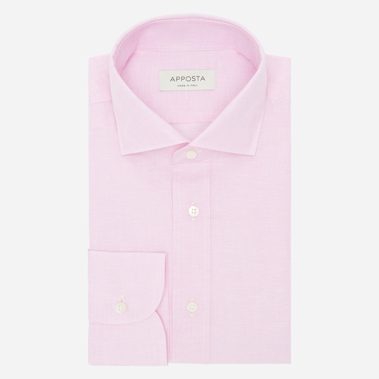 camiciarosa cotone lino