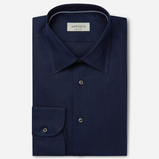 camicia blu navy