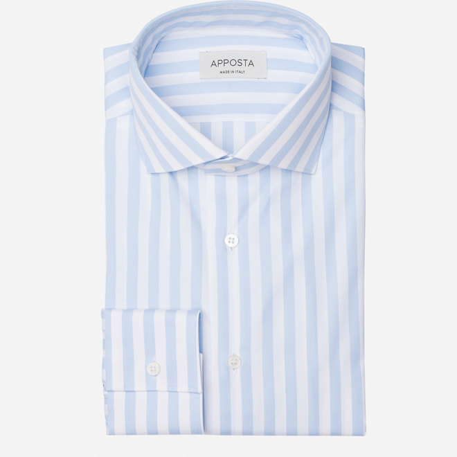 Light Blue Striped Shirt Apposta