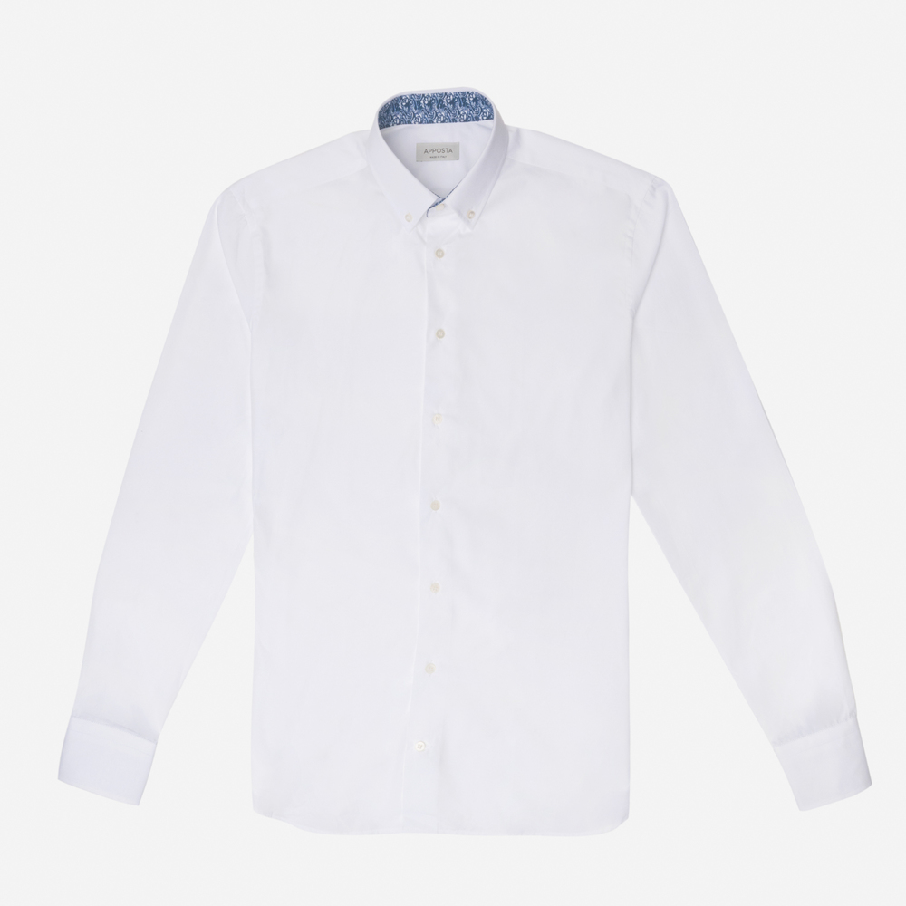 Hemd  einfarbig  weiß bügelleichte baumwolle twill, kragenform  kleiner but günstig online kaufen