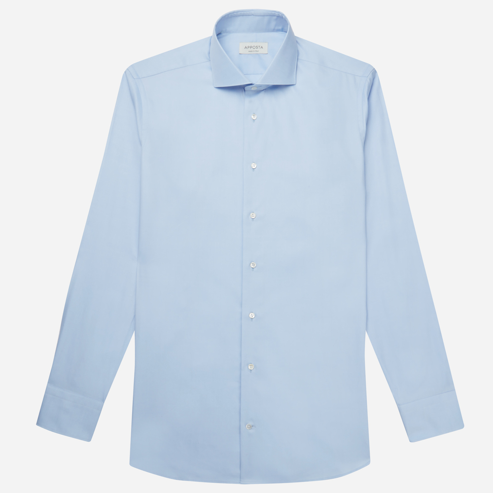 Hemd  einfarbig  hellblau baumwolle pinpoint oxford, kragenform  formaler s günstig online kaufen