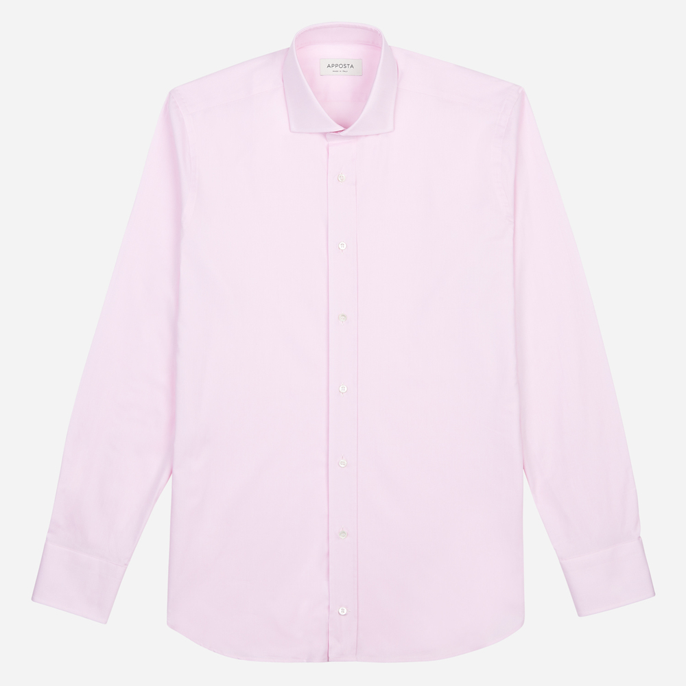Hemd  einfarbig  rosa baumwolle pinpoint oxford, kragenform  modernisierter günstig online kaufen