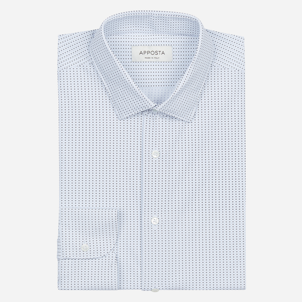 Hemd  strukturen  marineblau 4-way stretch popeline doppelt gezwirnt sensit günstig online kaufen