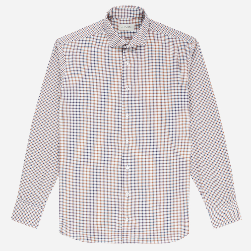 Hemd  groß kariert  multi flanell twill, kragenform  modernisierter spreizk günstig online kaufen