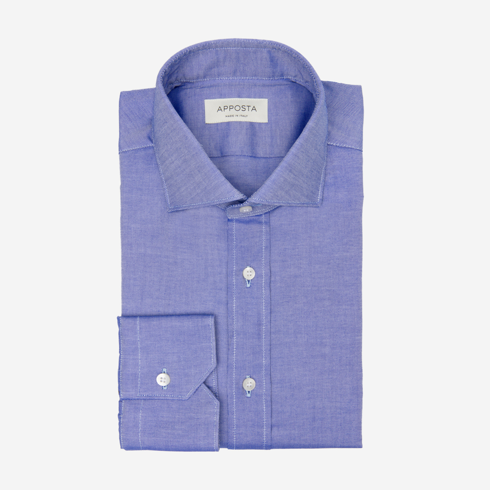 Hemd  einfarbig  marineblau baumwolle oxford, kragenform  modernisierter sp günstig online kaufen
