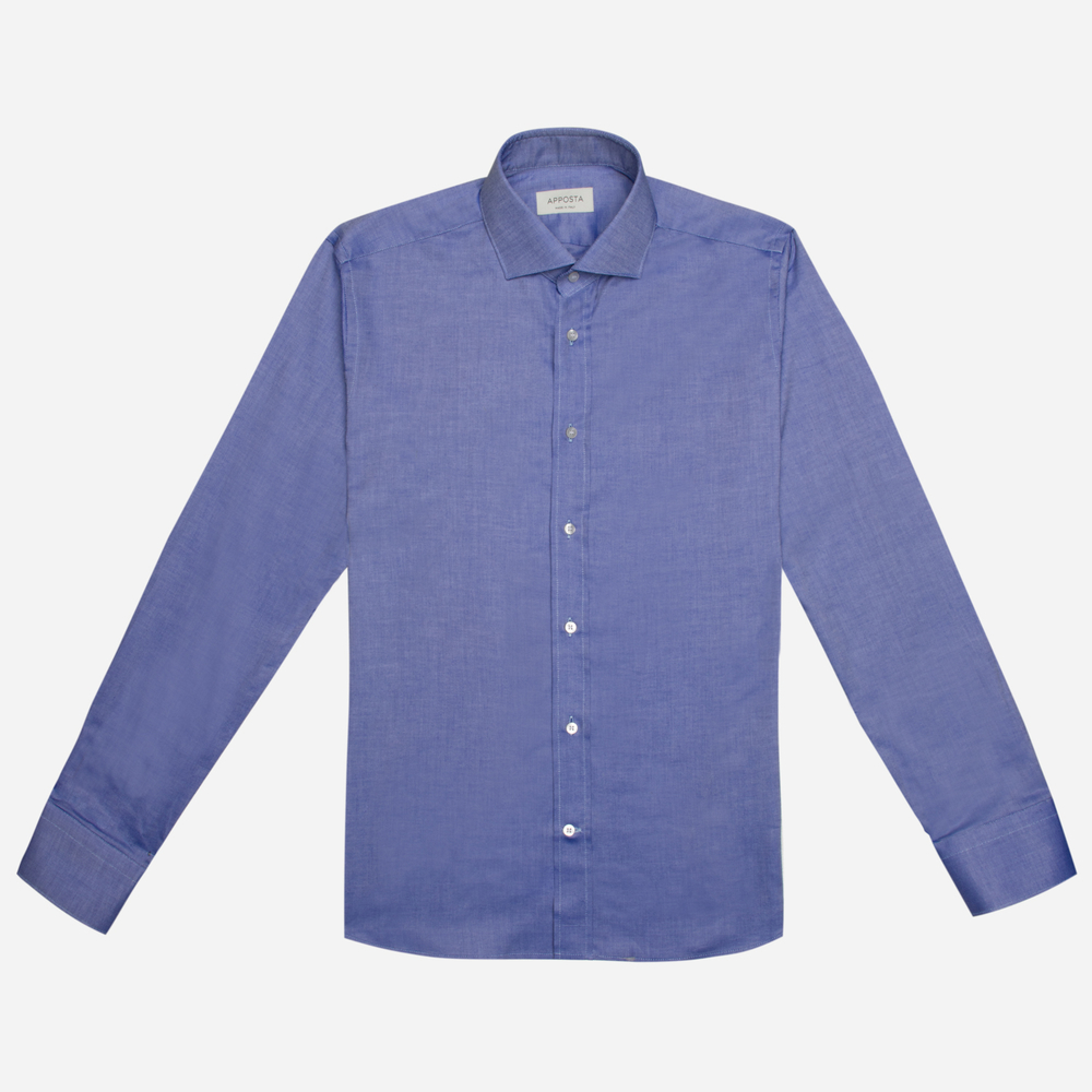 Hemd  einfarbig  marineblau baumwolle oxford, kragenform  modernisierter sp günstig online kaufen