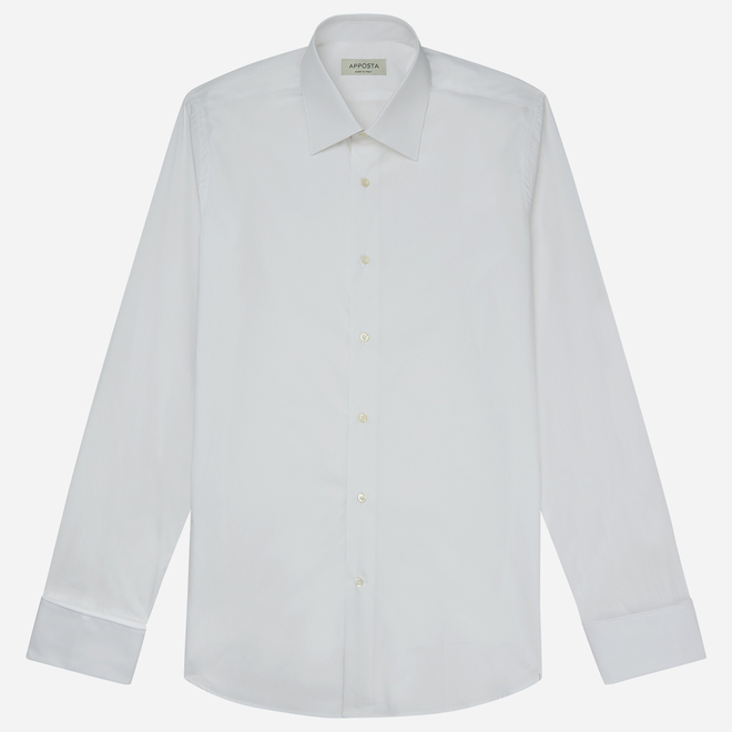 White Sea Island cotton shirt with French cuff – Apposta